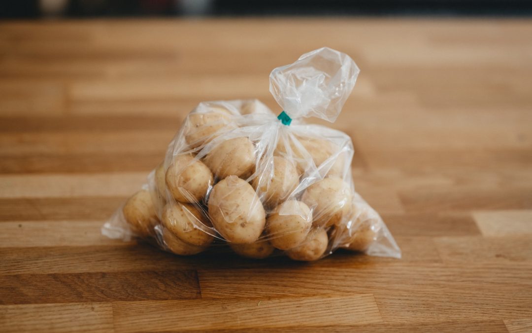 potatoes in common poly bags