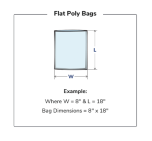 flat poly bags