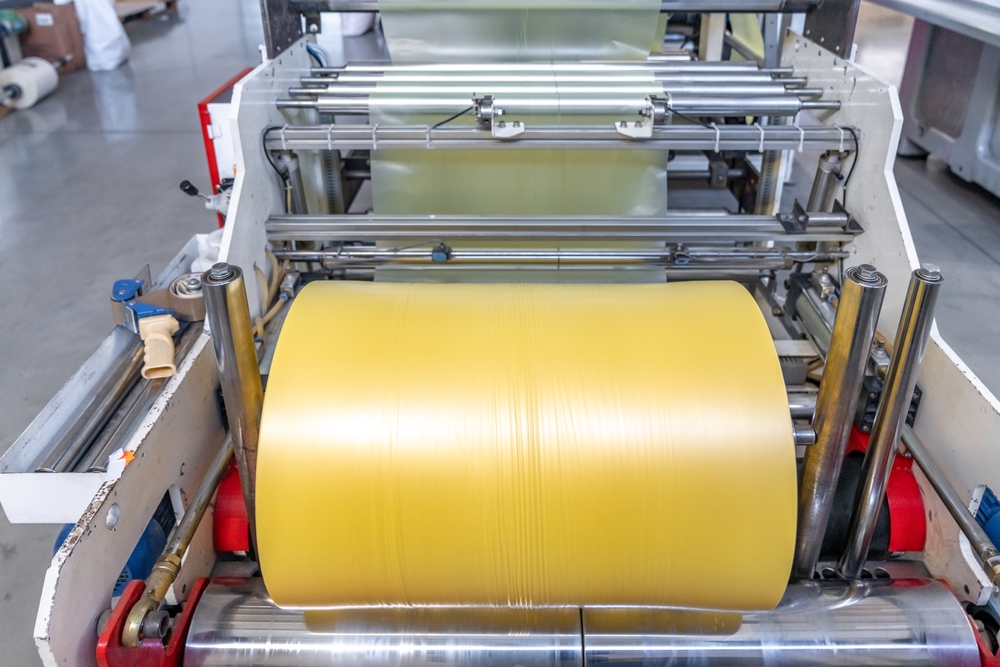 roll of polyethylene bags